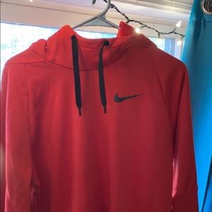 Nike red hoodie